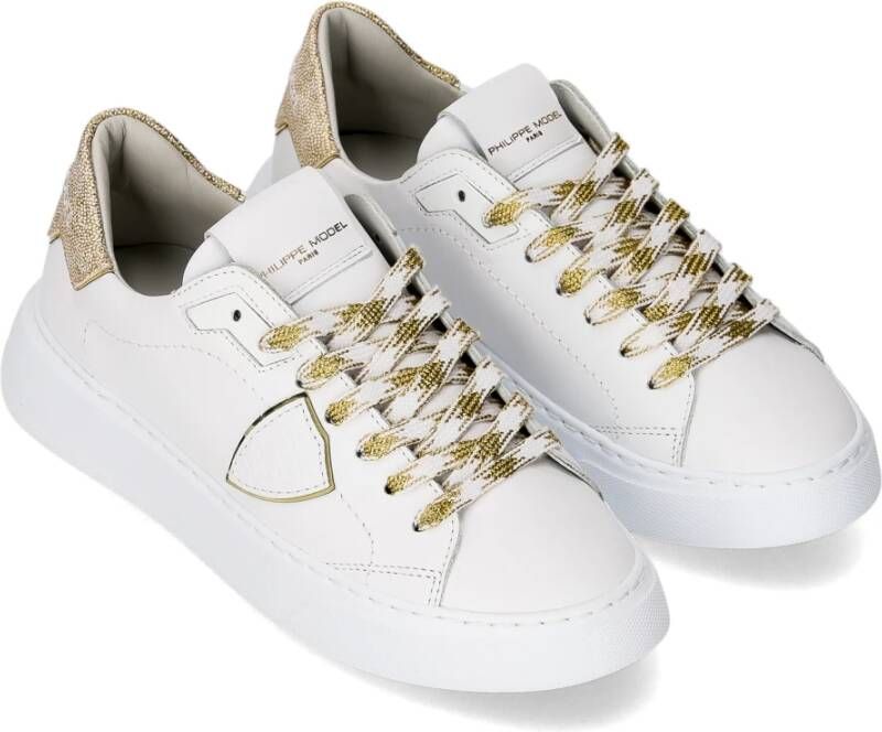 Philippe Model Sneakers Temple Tennis White Dames