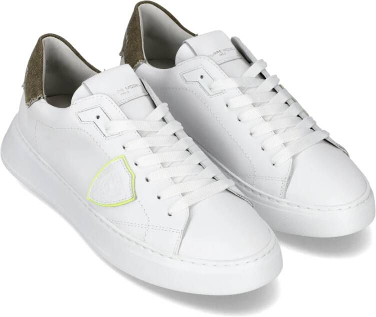 Philippe Model Sneakers Temple Tennis White Heren