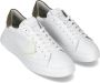 Philippe Model Witte Lage Sneakers met Bovenwerk van Kalfsleer White Heren - Thumbnail 2