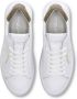 Philippe Model Witte Lage Sneakers met Bovenwerk van Kalfsleer White Heren - Thumbnail 4