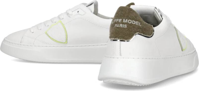 Philippe Model Sneakers Temple Tennis White Heren