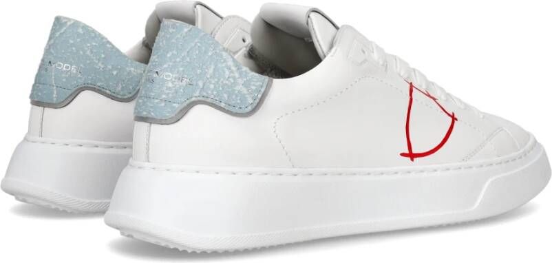 Philippe Model Sneakers Temple Tennis White Heren