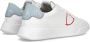 Philippe Model Lage Temple Sneaker met Exclusieve Details White Heren - Thumbnail 3