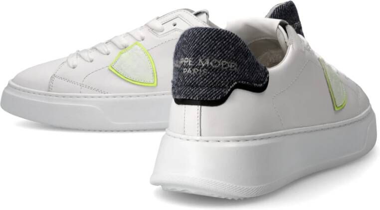 Philippe Model Sneakers Temple Tennis White Heren