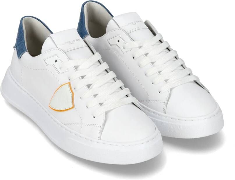 Philippe Model Sneakers Temple Tennis White Heren