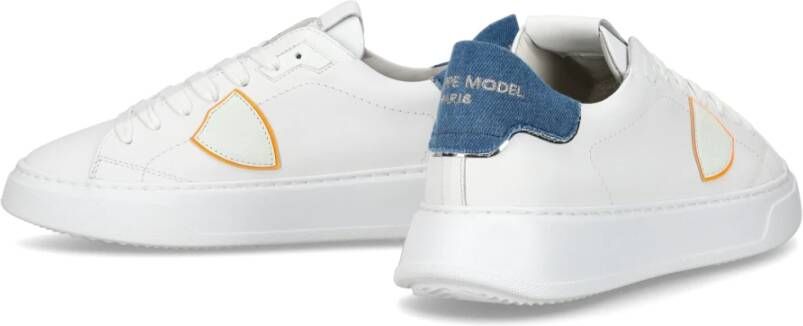 Philippe Model Sneakers Temple Tennis White Heren