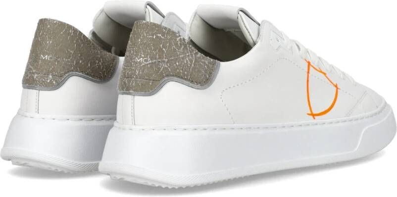 Philippe Model Sneakers Temple Tennis White Heren