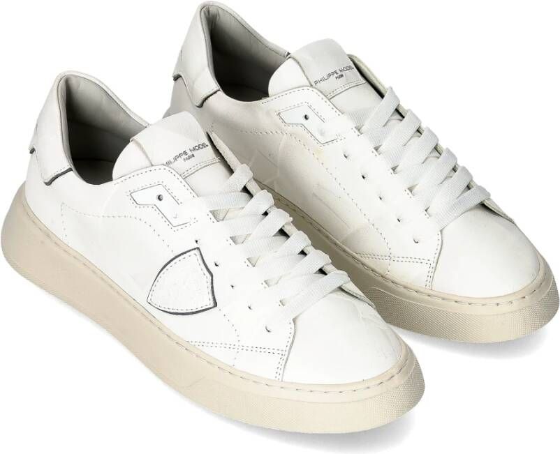 Philippe Model Sneakers Temple Tennis White Heren