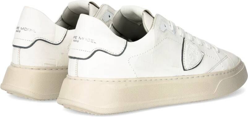 Philippe Model Sneakers Temple Tennis White Heren