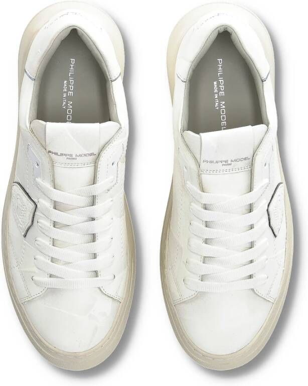 Philippe Model Sneakers Temple Tennis White Heren