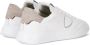 Philippe Model Eenvoudige Temple Sneakers met Vetersluiting White Heren - Thumbnail 3