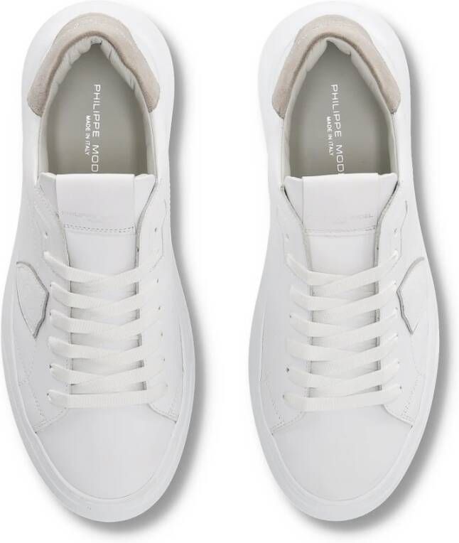 Philippe Model Sneakers Temple Tennis White Heren