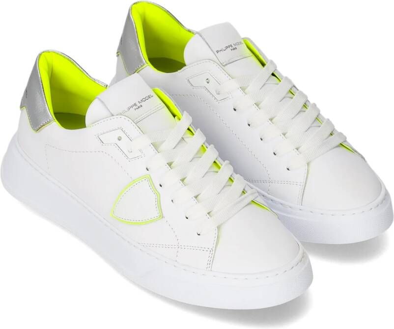 Philippe Model Sneakers Temple Tennis White Heren