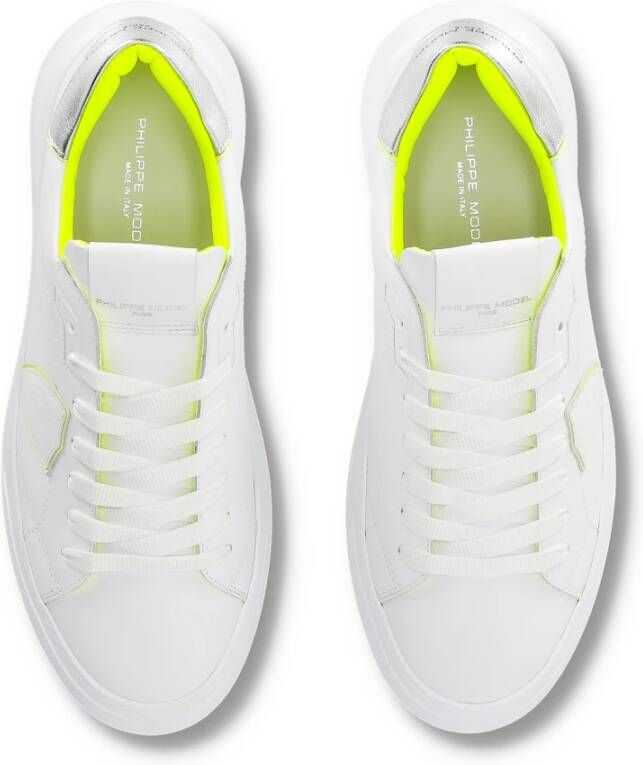 Philippe Model Sneakers Temple Tennis White Heren