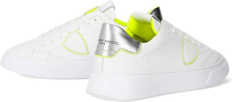 Philippe Model Sneakers Temple Tennis White Heren