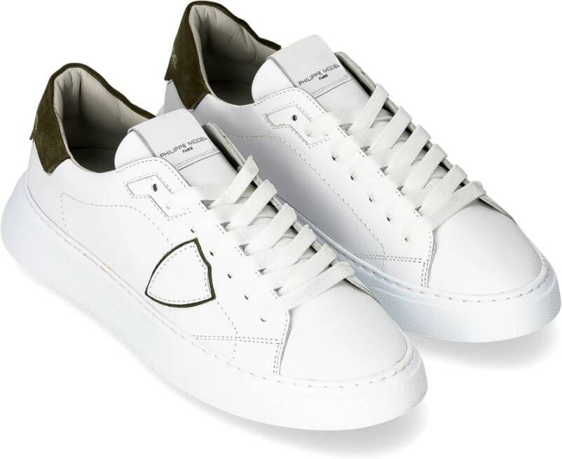 Philippe Model Sneakers Temple Tennis White Heren