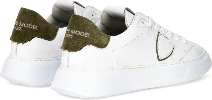 Philippe Model Sneakers Temple Tennis White Heren