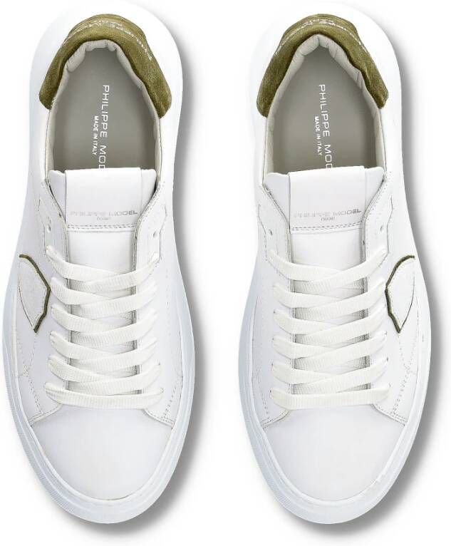 Philippe Model Sneakers Temple Tennis White Heren