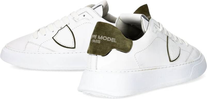 Philippe Model Sneakers Temple Tennis White Heren