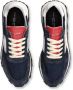 Philippe Model Suède Logo Sneakers Rubberen Zool Blue Heren - Thumbnail 14