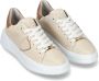 Philippe Model Sneakers Tres Temple Tennis Beige Dames - Thumbnail 3