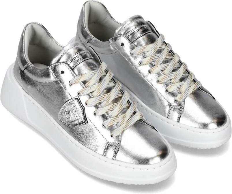 Philippe Model Sneakers Tres Temple Tennis Gray Dames