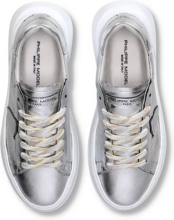 Philippe Model Sneakers Tres Temple Tennis Gray Dames