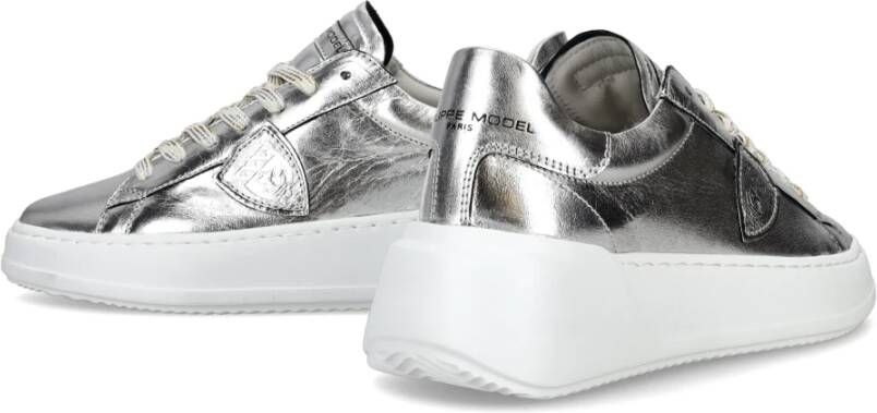 Philippe Model Sneakers Tres Temple Tennis Gray Dames