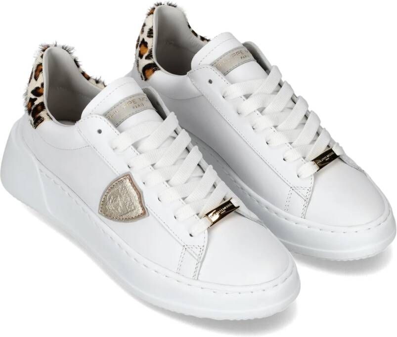 Philippe Model Sneakers Tres Temple Tennis White Dames