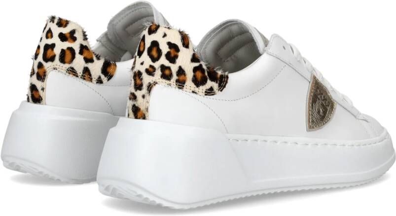 Philippe Model Sneakers Tres Temple Tennis White Dames