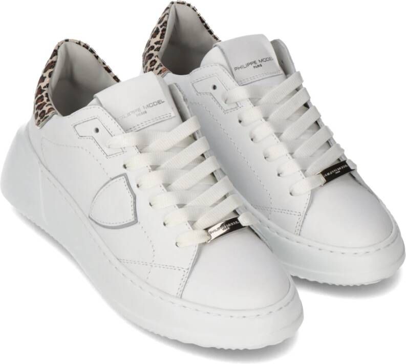 Philippe Model Sneakers Tres Temple Tennis White Dames