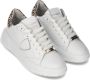 Philippe Model Dierenprint Lage Top Sneakers White Dames - Thumbnail 8