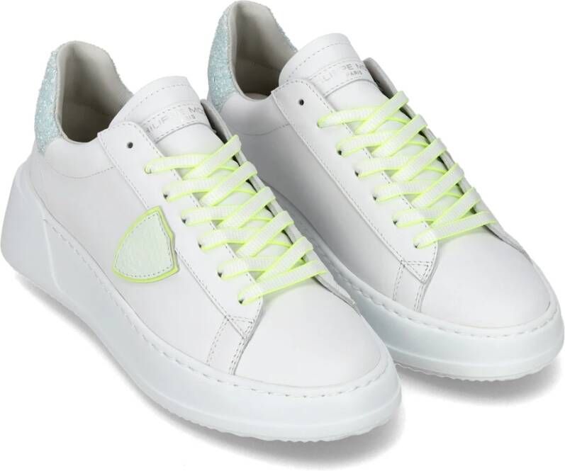 Philippe Model Sneakers Tres Temple Tennis White Dames