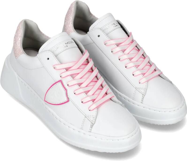 Philippe Model Sneakers Tres Temple Tennis White Dames