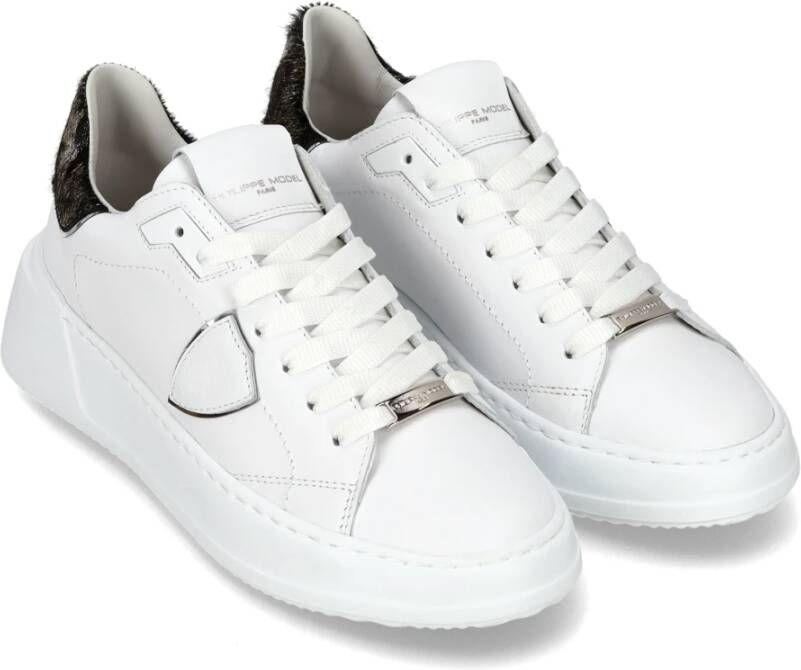 Philippe Model Sneakers Tres Temple Tennis White Dames