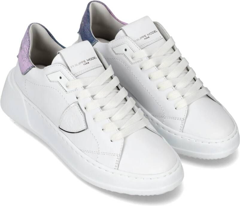 Philippe Model Sneakers Tres Temple Tennis White Dames