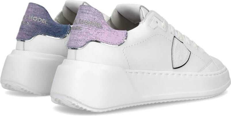 Philippe Model Sneakers Tres Temple Tennis White Dames