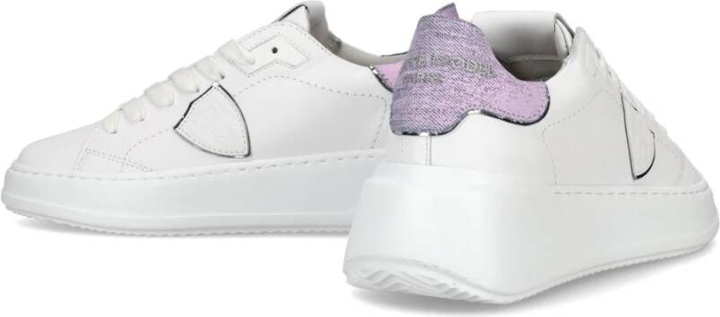 Philippe Model Sneakers Tres Temple Tennis White Dames