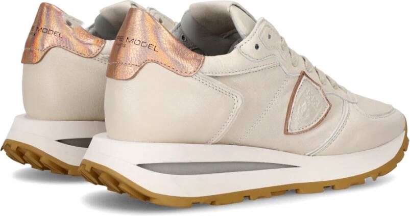 Philippe Model Sneakers Tropez Haute Running Beige Dames