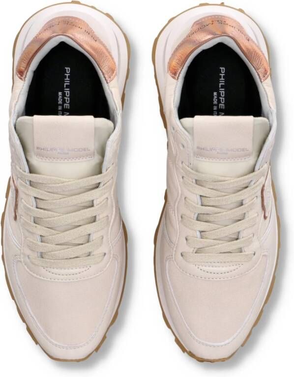 Philippe Model Sneakers Tropez Haute Running Beige Dames