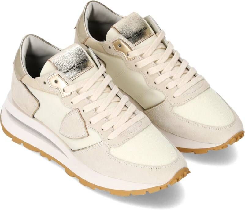 Philippe Model Sneakers Tropez Haute Running Beige Dames