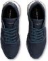 Philippe Model Blauwe Sneakers met Suède en Mesh Blue Heren - Thumbnail 16