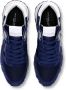 Philippe Model Blauwe Hardloopschoenen Tropez Haute Blue Heren - Thumbnail 6