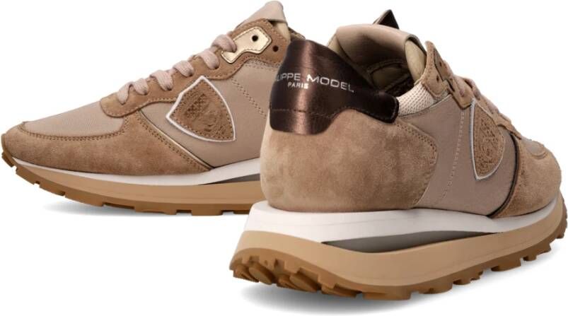 Philippe Model Sneakers Tropez Haute Running Brown Dames