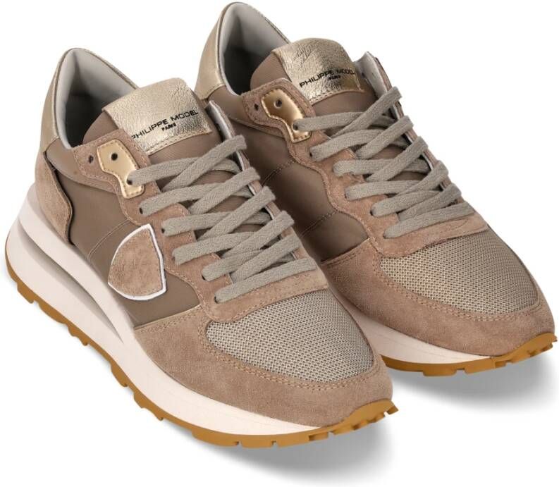 Philippe Model Sneakers Tropez Haute Running Brown Dames