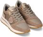 PHILIPPE MODEL Lage Sneakers Dames Tropez Haute Low Maat: 38 Materiaal: Suède Kleur: Beige - Thumbnail 3