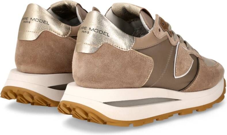 Philippe Model Sneakers Tropez Haute Running Brown Dames