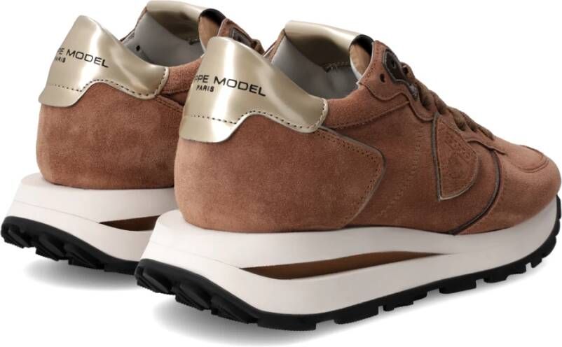 Philippe Model Sneakers Tropez Haute Running Brown Dames