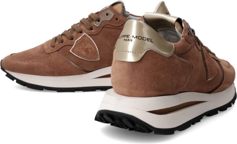 Philippe Model Sneakers Tropez Haute Running Brown Dames