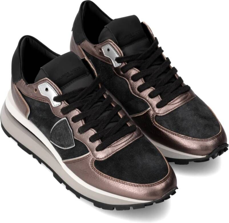 Philippe Model Sneakers Tropez Haute Running Brown Dames